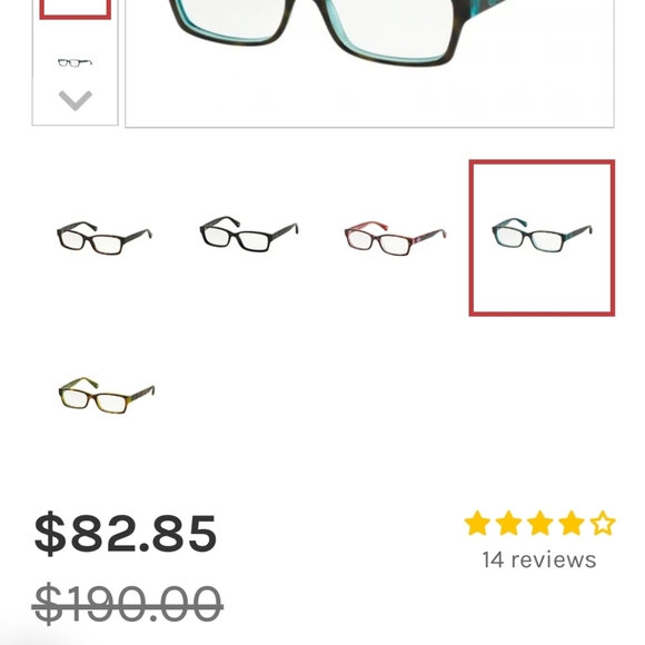 NEW Coach Brooklyn Prescription Eyeglasses - Picture 5 of 6